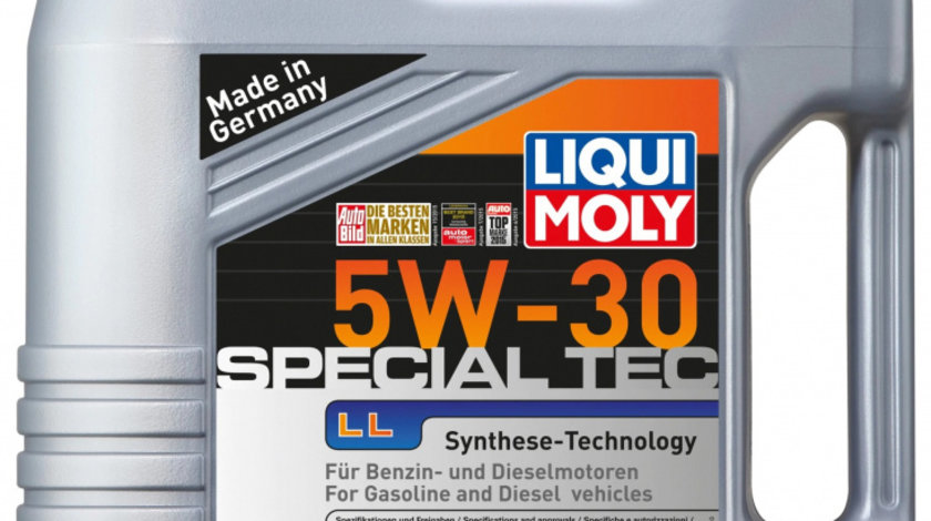 Ulei Motor Liqui Moly Leichtlauf Special Tec LL Opel 5W-30 4L 2339