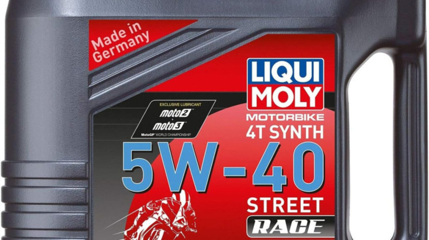 Ulei Motor Liqui Moly Motorbike 4T Synth 5W-40 Street Race 4L 1685