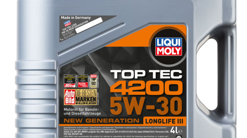 Ulei Motor Liqui Moly Top Tec 4200 Longlife III 5W-30 4L 3715