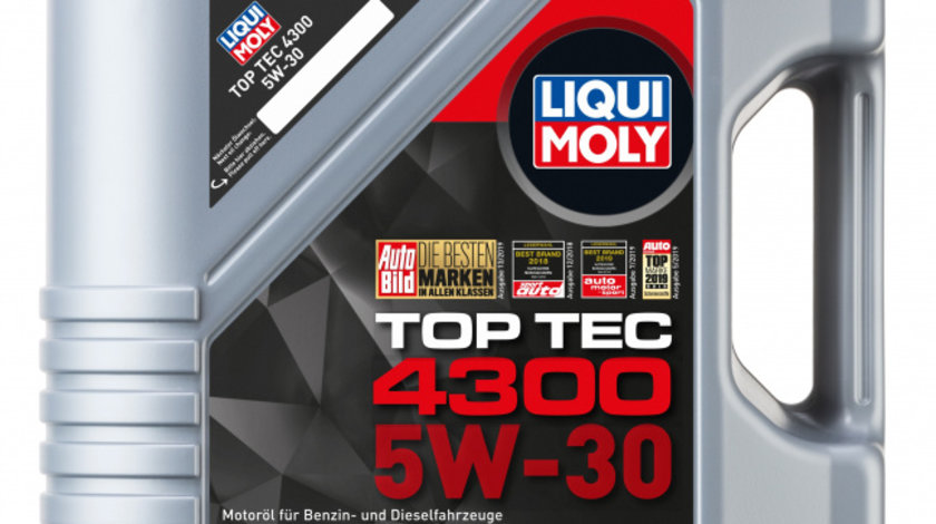 Ulei Motor Liqui Moly Top Tec 4300 5W-30 5L 3741