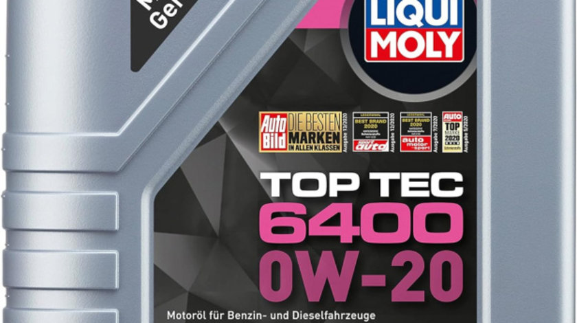 Ulei Motor Liqui Moly Top Tec 6400 0W-20 1L 21584