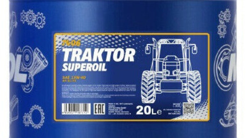 Ulei Motor Mannol Traktor Superoil 15W-40-20L MN7406-20