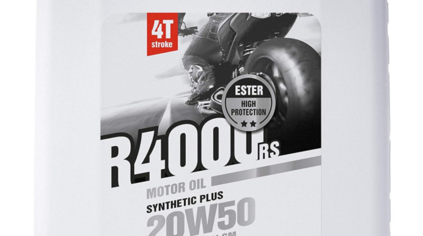 Ulei Motor Moto Ipone R4000 RS 20W-50 Semi-Syntetic 4L 800044