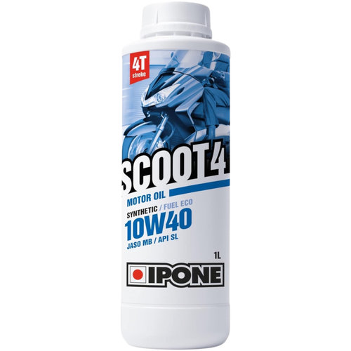 Ulei Motor Moto Ipone Scoot 4 4T 10W-40 Semi-Synthetic 1L 800383