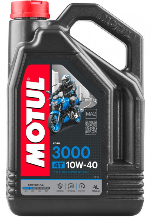 Ulei Motor Motul 3000 4T 10W-40 Mineral MA2 4L 107693