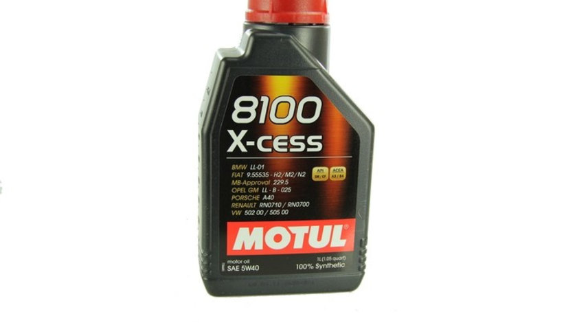 Ulei motor Motul 8100 X-Cess 5W40 1L 8100 X-CESS 5W40 1L piesa NOUA