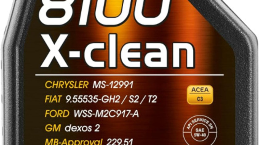 Ulei Motor Motul 8100 X-Clean 5W-40 1L 102786