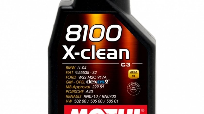 Ulei motor Motul 8100 X-Clean 5W-40 1L