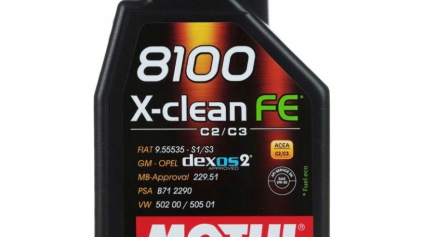 Ulei motor Motul 8100 X-Clean FE 5W-30 1L