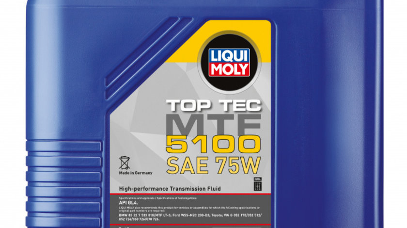 Ulei Transmisie Manuala Liqui Moly Top Tec MTF 5100 75W 20L 20843