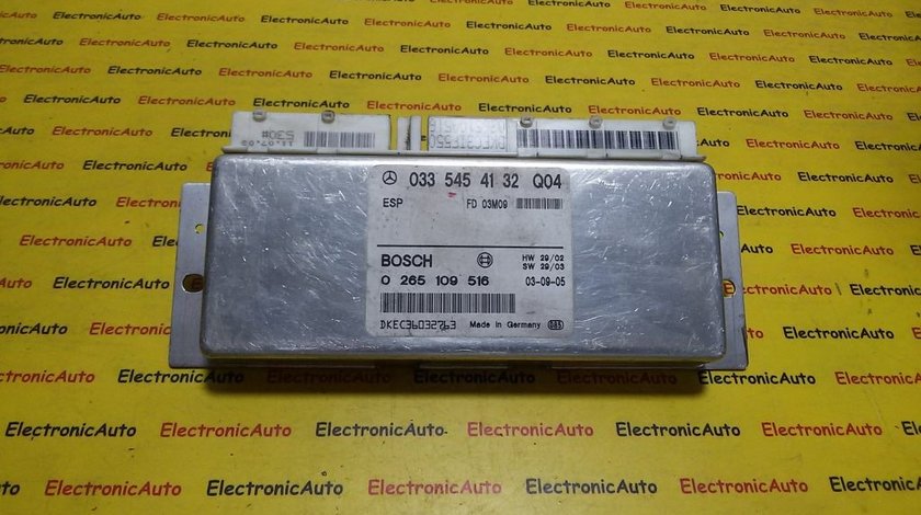 Unitate control ESP Mercedes W211, 0335454132, 0265109516,