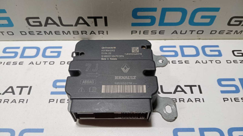 Unitate Modul Calculator Airbag Dacia Sandero 2 2012 - 2020 Cod A2C80612912 [M4354]