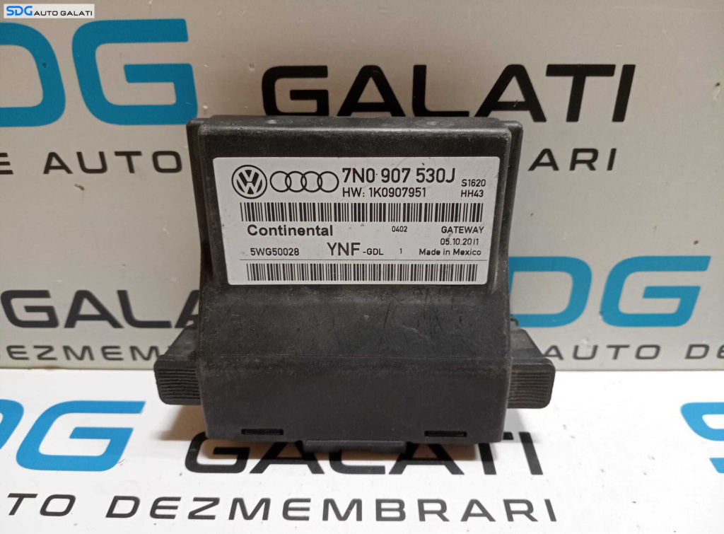 Unitate Modul Calculator CAN Gateway Audi TT 2011 - 2014 Cod 7N0907530J 1K0907951 [M7082]