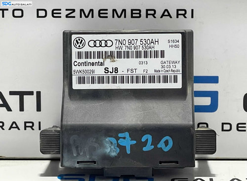 Unitate Modul Calculator CAN Gateway Volkswagen EOS 2008 - 2016 Cod 7N0907530AH [L3064]