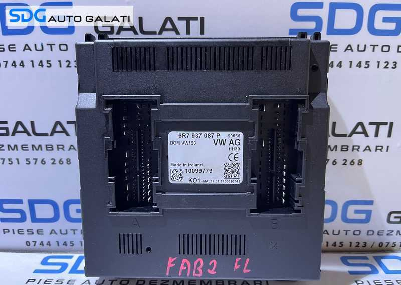 Unitate Modul Calculator Confort Confort BCM Skoda Fabia 2 2011 - 2015 Cod 6R7937087P