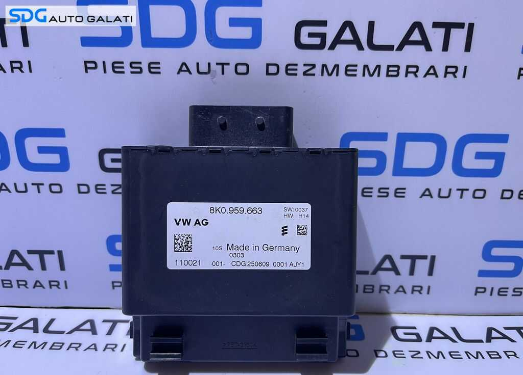 Unitate Modul Calculator Stabilizator Tensiune Voltaj Audi A6 C7 2011 - 2014 Cod 8K0959663 [L3296]