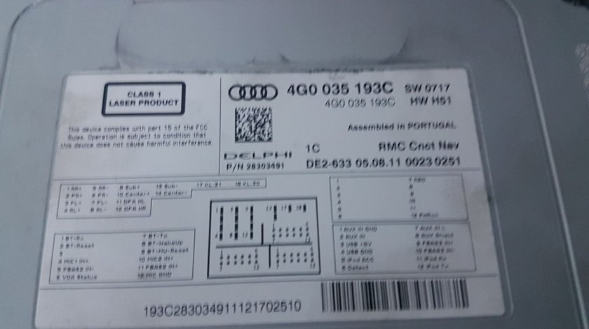 Unitate multimedia 4g0035193c audi a6 4g