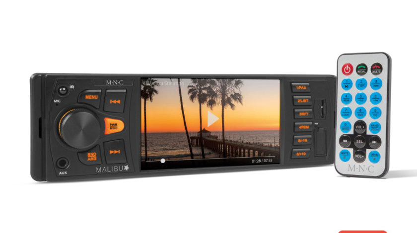 Unitate principală multimedia „Malibu Star” - 1 DIN - 4 x 50 W - BT - MP3 - AUX - SD - USB 39751