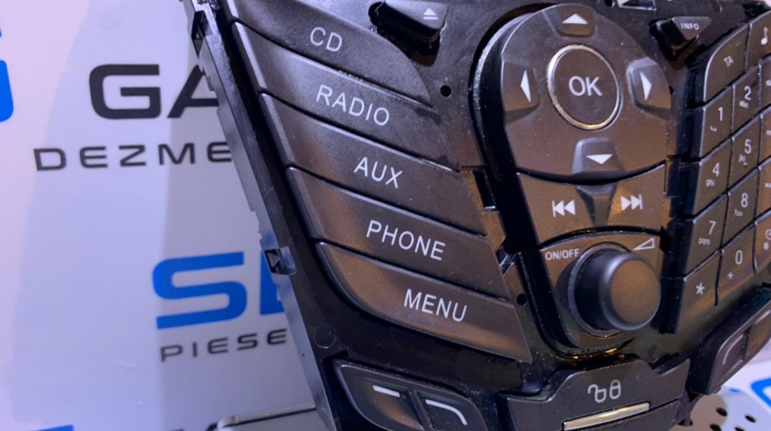Unitate Radio CD Player cu Magazie CD - uri Cu Consola Butoane Comanda Ford Focus 3 2011 - 2015 Cod Piesa : BM