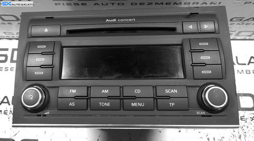 Unitate Radio CD Player Fara Safe Code Audi A4 B7 2004 - 2008 Cod 8E0035186AL [N0076]