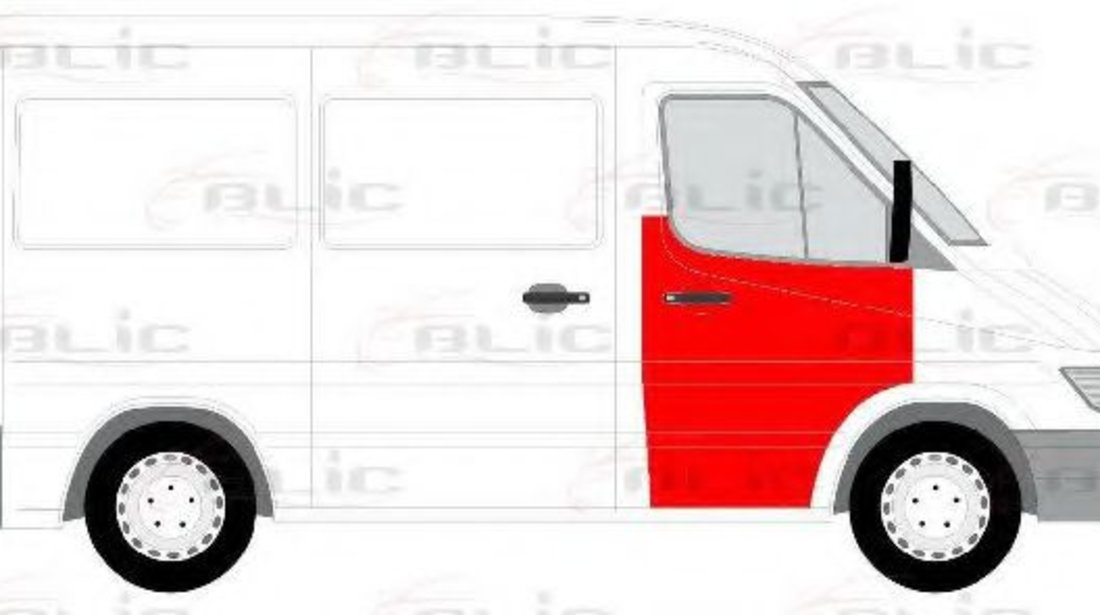 Usa, caroserie MERCEDES SPRINTER 2-t platou / sasiu (901, 902) (1995 - 2006) BLIC 6015-00-3546126P piesa NOUA