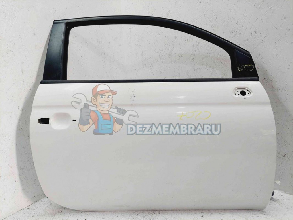 Usa dreapta fata Fiat 500s [Fabr 2010-2016] 268 Bianco Caldo