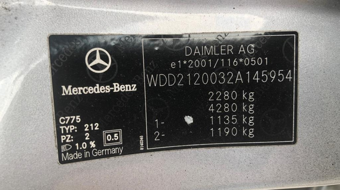 Usa stanga spate completa Mercedes E200 W212 2009-2013