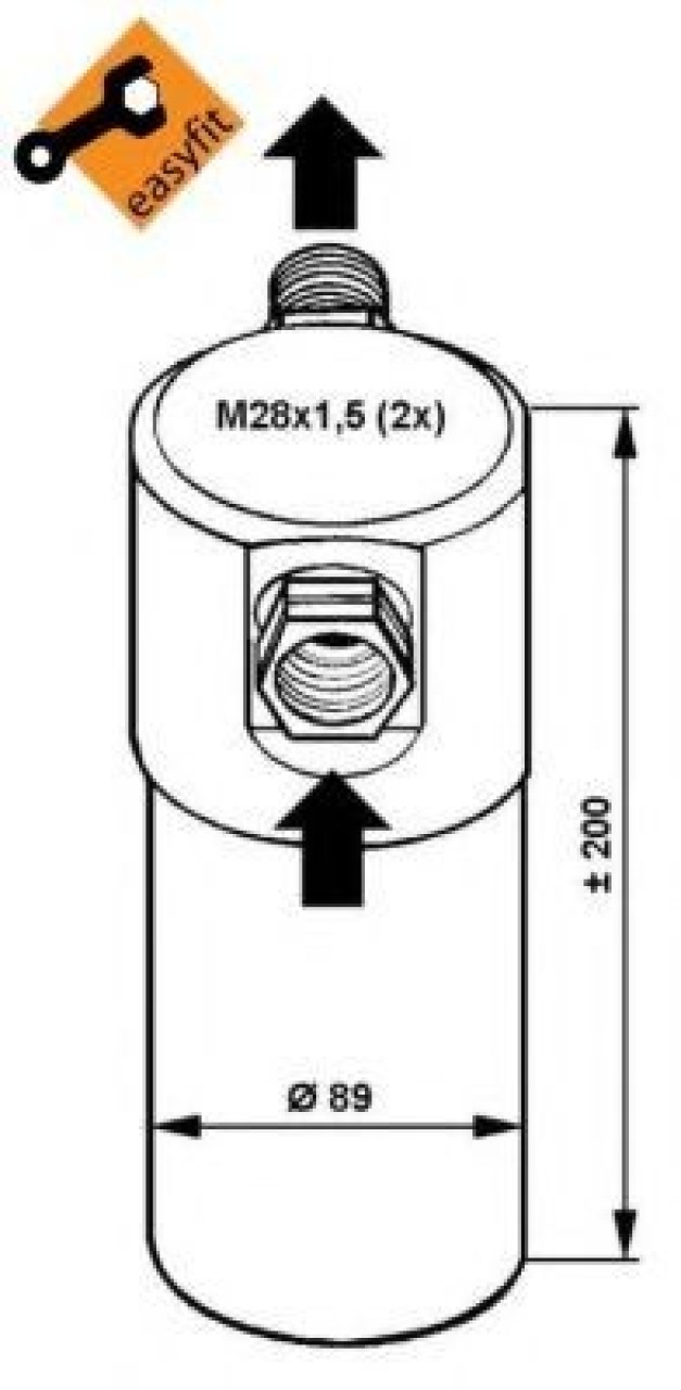 Uscator,aer conditionat AUDI A4 Avant (8D5, B5) (1994 - 2001) NRF 33081 piesa NOUA