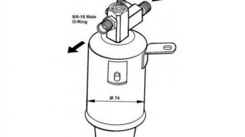 Uscator,aer conditionat BMW 3 Touring (E30) 1987-1994 #2 0600D021