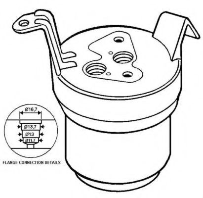 Uscator,aer conditionat BMW Seria 3 Cupe (E36) (1992 - 1999) NRF 33021 piesa NOUA