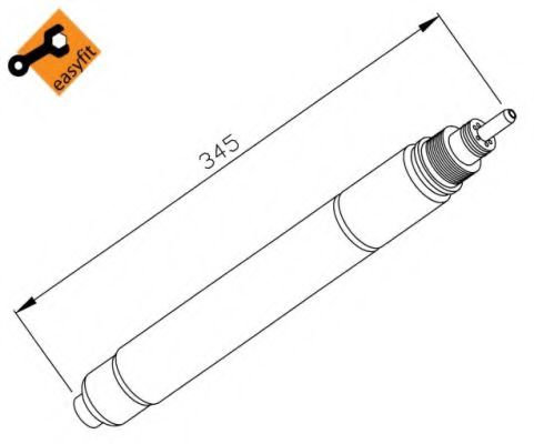 Uscator,aer conditionat CITROEN C5 II Break (RE) (2004 - 2016) NRF 33194 piesa NOUA