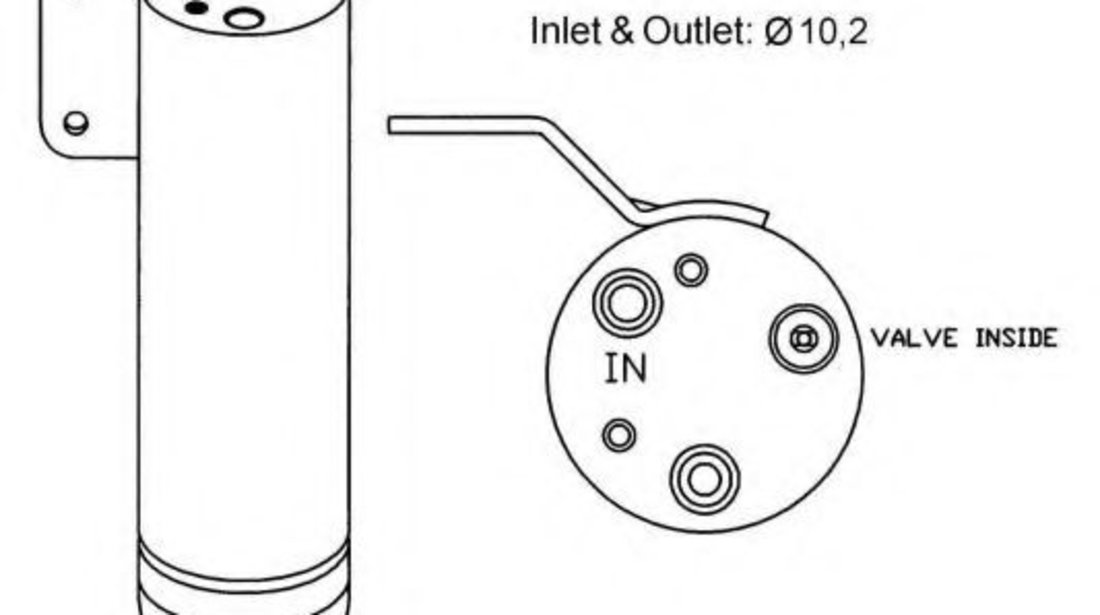 Uscator,aer conditionat FIAT PUNTO (188) (1999 - 2016) NRF 33151 piesa NOUA