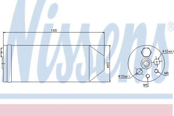 Uscator,aer conditionat HONDA CIVIC VII Hatchback (EU, EP, EV) (1999 - 2006) NISSENS 95070 piesa NOUA