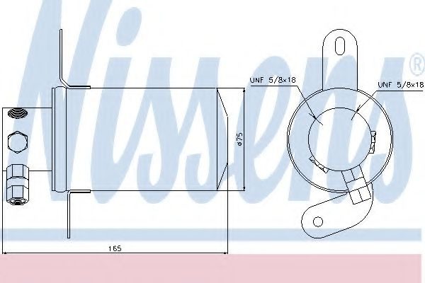 Uscator,aer conditionat MERCEDES CLK (C208) (1997 - 2002) NISSENS 95228 piesa NOUA