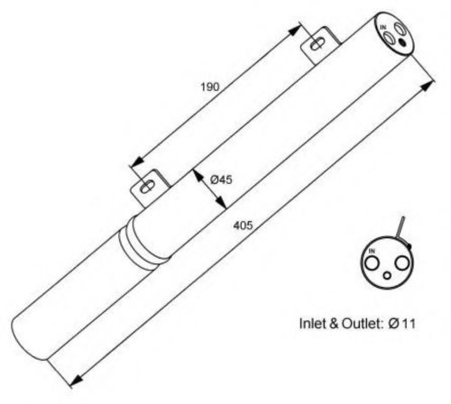 Uscator,aer conditionat MERCEDES CLS (C219) (2004 - 2011) NRF 33196 piesa NOUA