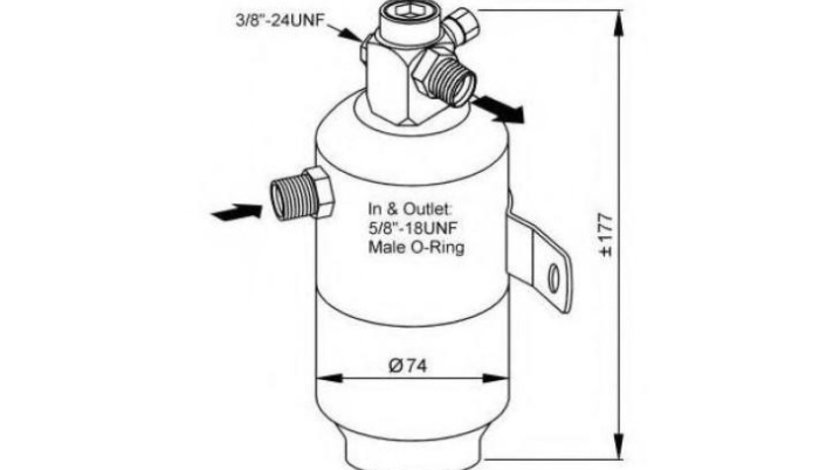 Uscator,aer conditionat Mercedes SLK (R170) 1996-2004 #2 13740171