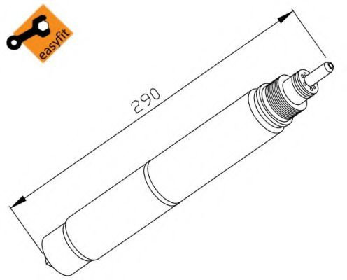 Uscator,aer conditionat MINI MINI Cabriolet (R52) (2004 - 2007) NRF 33197 piesa NOUA