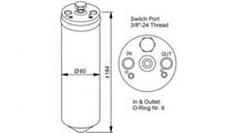 Uscator,aer conditionat Mitsubishi COLT Mk IV (CA_...