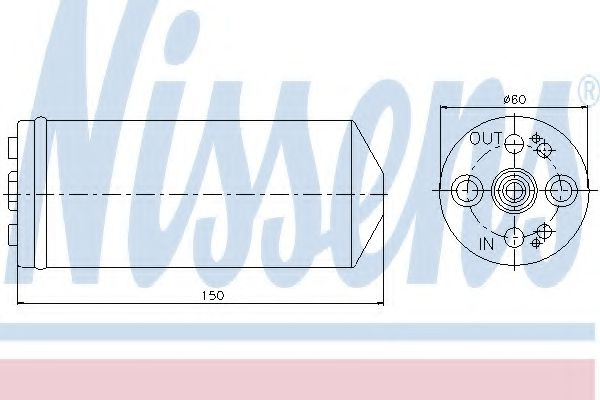 Uscator,aer conditionat NISSAN PICK UP III (D22) (1997 - 2016) NISSENS 95056 piesa NOUA