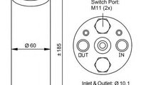 Uscator,aer conditionat NISSAN PRIMERA Break (WP11...