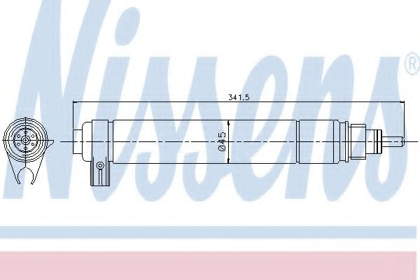 Uscator,aer conditionat PEUGEOT PARTNER combispace (5F) (1996 - 2012) NISSENS 95346 piesa NOUA