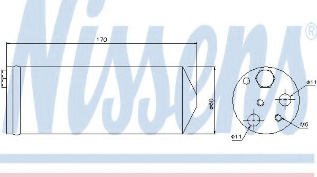 Uscator,aer conditionat RENAULT MEGANE I Scenic (JA0/1) (1996 - 2001) NISSENS 95239 piesa NOUA