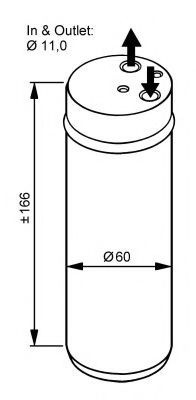 Uscator,aer conditionat RENAULT SCENIC I (JA0/1) (1999 - 2003) NRF 33120 piesa NOUA