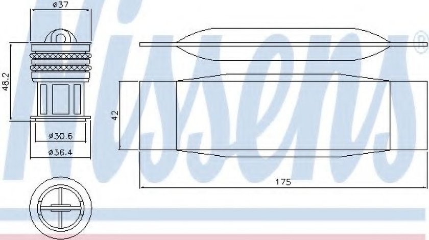 Uscator,aer conditionat SKODA SUPERB II Combi (3T5) (2009 - 2015) NISSENS 95490 piesa NOUA