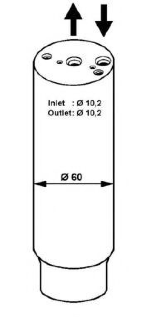 Uscator,aer conditionat TOYOTA RAV 4 I Cabrio (SXA1) (1997 - 2000) NRF 33031 piesa NOUA