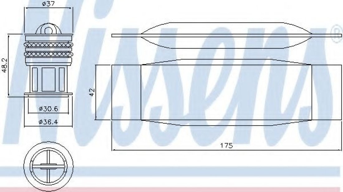 Uscator,aer conditionat VW JETTA IV (162, 163) (2010 - 2016) NISSENS 95490 piesa NOUA