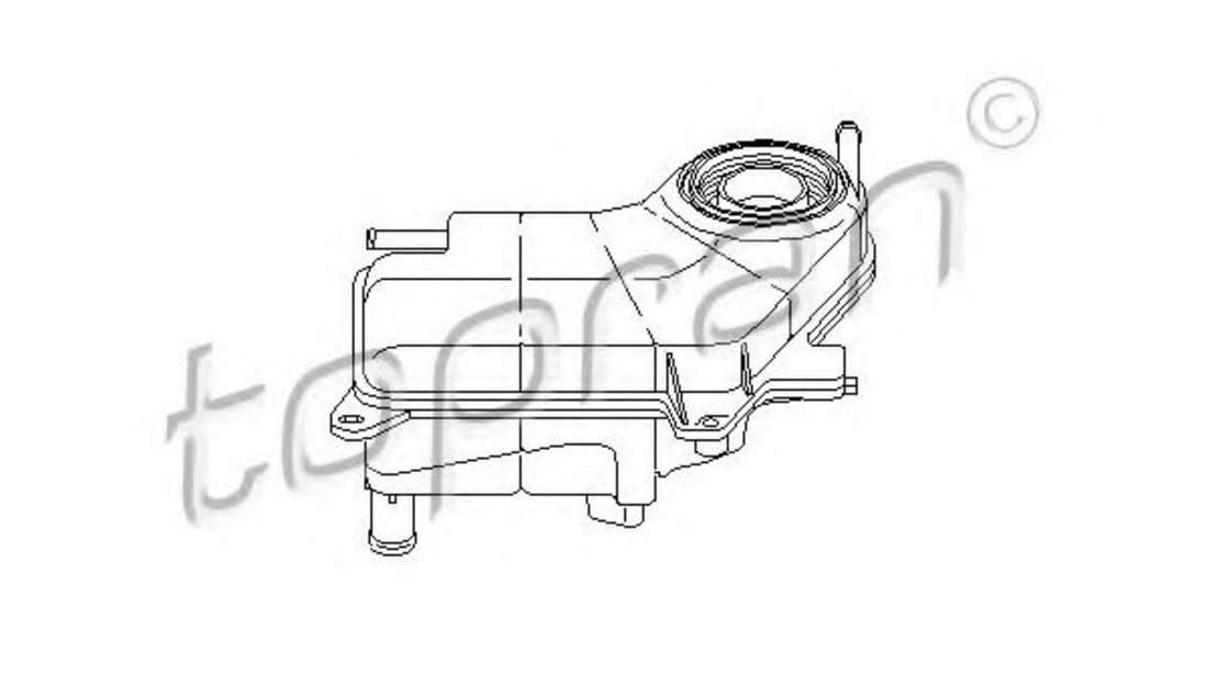 Vas de expansiune, racire AUDI A4 (8EC, B7) (2004 - 2008) TOPRAN 109 344 piesa NOUA