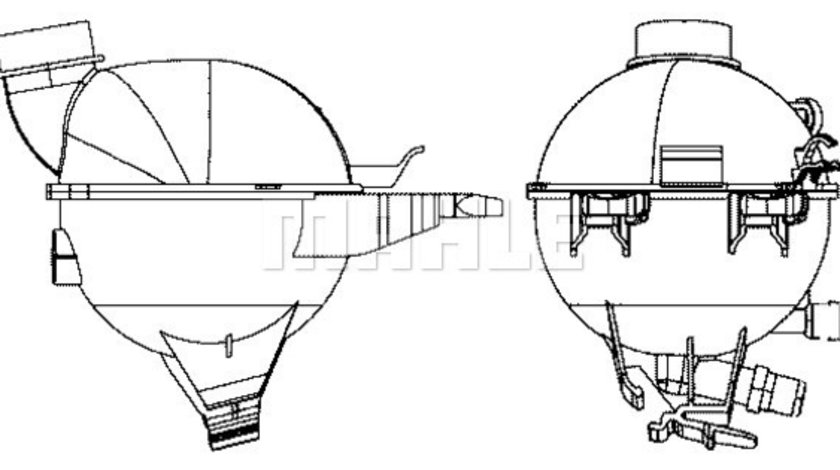 Vas de expansiune, racire (CRT17000S BEH MAH) Citroen,PEUGEOT