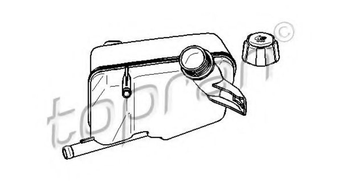 Vas de expansiune, racire RENAULT SCENIC II (JM0/1) (2003 - 2009) TOPRAN 700 429 piesa NOUA