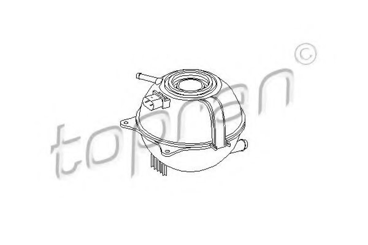 Vas de expansiune, racire SKODA ROOMSTER Praktik (5J) (2007 - 2015) TOPRAN 109 342 piesa NOUA